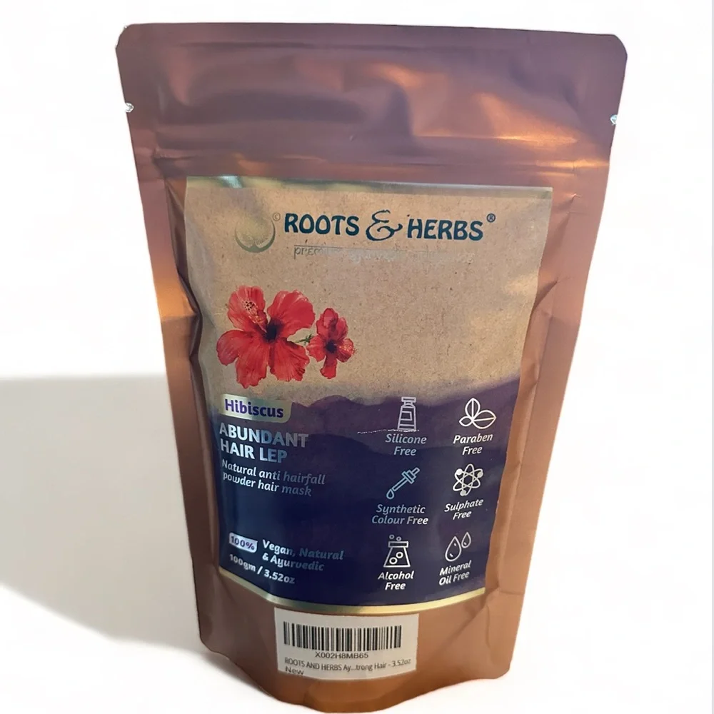 NEW Ayurvedic Hair Mask Natural Treatment 100% Vegan No Paraben Hibiscus Powder
